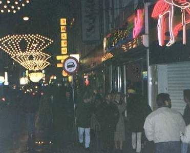 The main street of the 'Diamond section' in downtown Amsterdam