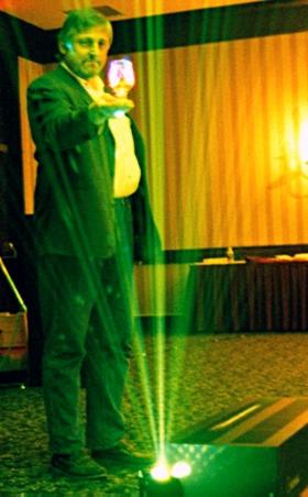 Jan Kriland with Spectronika CV laser
