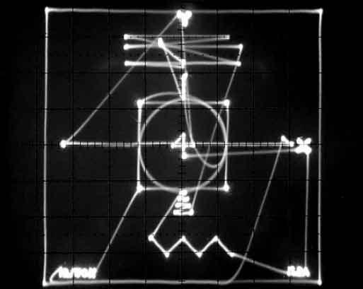 TrueK 50 ILDA test pattern scope photo