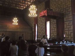 The ornate council chamber 