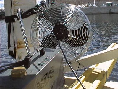 MDG Smoke machine and Fan in the White Tower